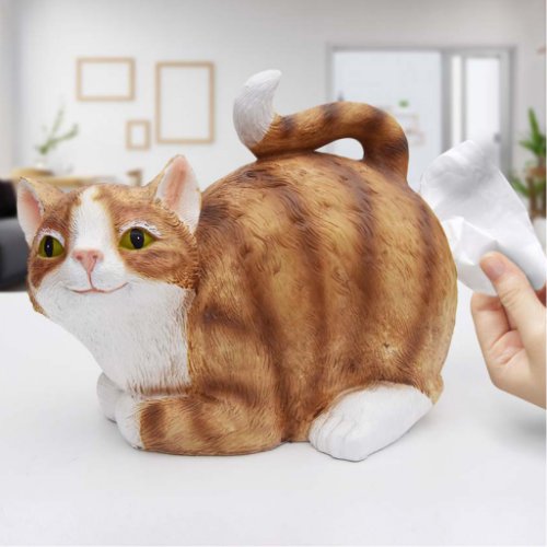 Suport pentru servetele in forma de pisica