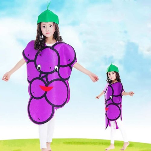 Costum fruct strugure, unisex, 3-8 ani