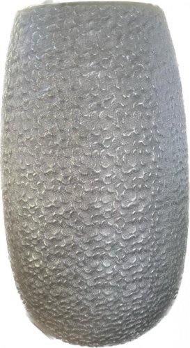 Vaza decorativa argintie, 10x27 cm