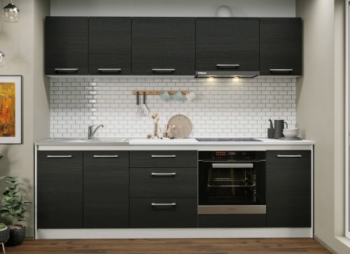 Bucătărie Noir - 19 - 243.2 cm