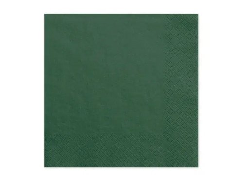 Servetel 33x33, 2 straturi, verde, 100buc/pac