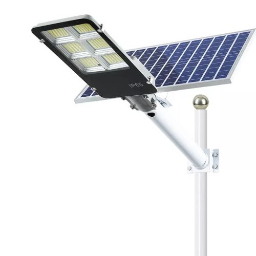 Solartech - Lampa solara 130w led, telecomanda, panou reglabil