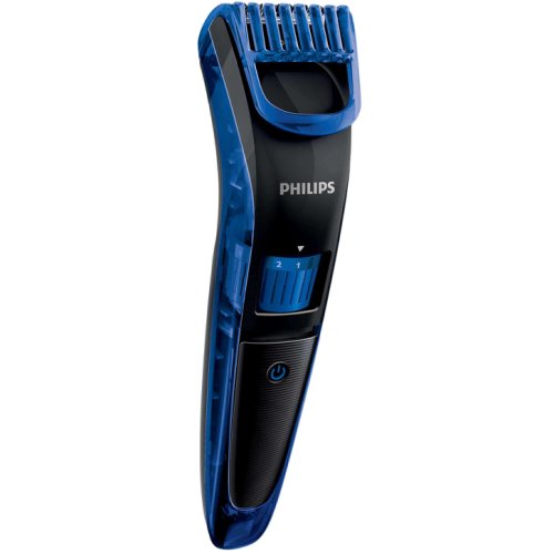 Aparat de tuns barba Philips QT4002/15, Acumulator, 1-10 mm, Albastru/Negru