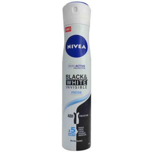 Deodorant Spray Nivea Women Black & White Invisible Fresh, 200 ml