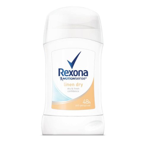 Deodorant Stick REXONA Linen Dry, 40 ml, Protectie 48h