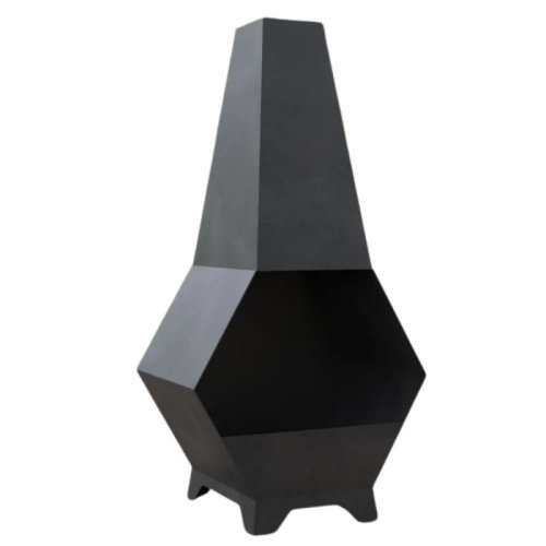 Vivatechnix - Incalzitor pentru terasa/gradina, pyramid hexagon ii kro-1076, otel, negru, 1200x605x406 mm, grosime 3 mm