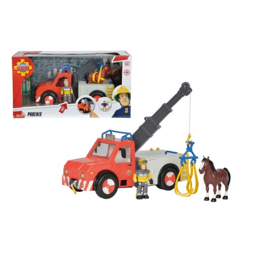 Pompierul Sam - Vehicul Phoenix si figurina Sam