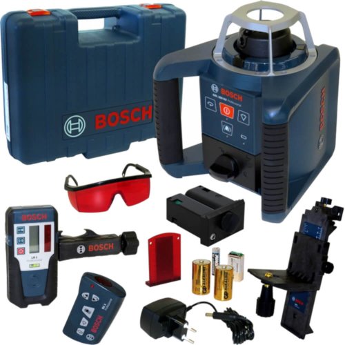 Set nivela laser rotativa Bosch GRL 300 HV + LR1 + RC1