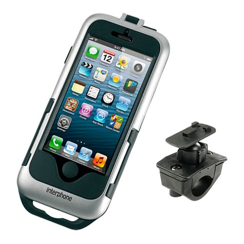 Suport moto Interphone pentru iPhone 5/5S, Gri