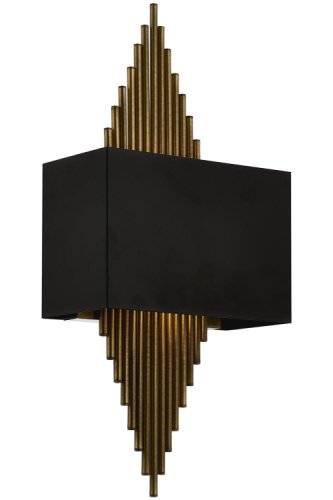 Avonni - Aplica de perete maximilian, negru, 58x13x25 cm