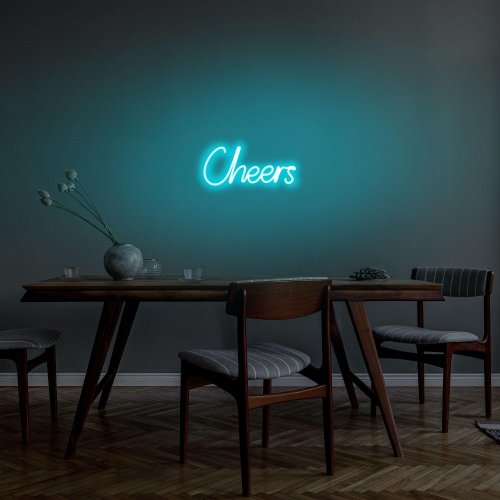 Neon Grafic - Aplica de perete neon cheers, 30 x 14 cm