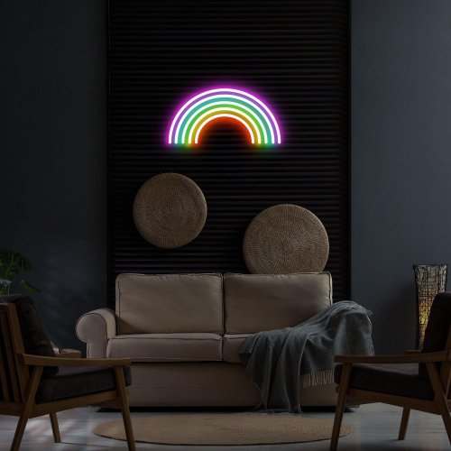 Aplica de Perete Neon Rainbow, Multicolor