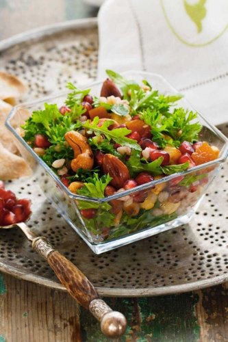 Bol de salată Salad Bowl LV-KRN299R6, Transparent, 21x13x21 cm
