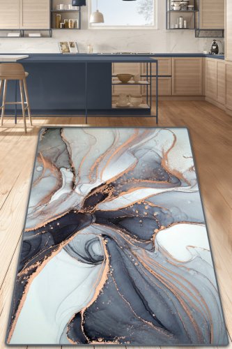 Chilai - Covor de bucatarie - hol - sufragerie colore misto, lavabil, antiderapant, multicolor, 80 x 120 cm