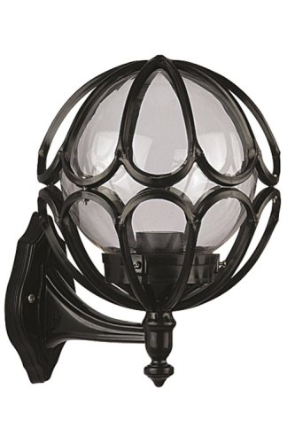 Avonni - Lampă de perete de exterior bap outdoor wall lamp, negru, 28x34x23 cm