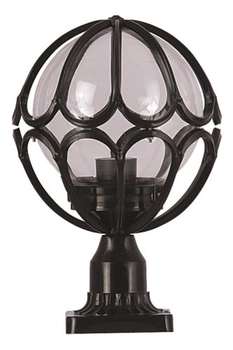 Avonni - Lampă de perete de exterior bsu outdoor wall lamp, negru, 23x38x23 cm