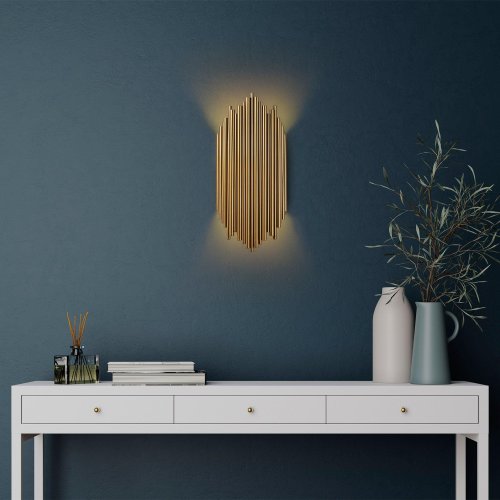 Fulgor - Lampa de perete kara wall lamp, aur, 22x50x11 cm