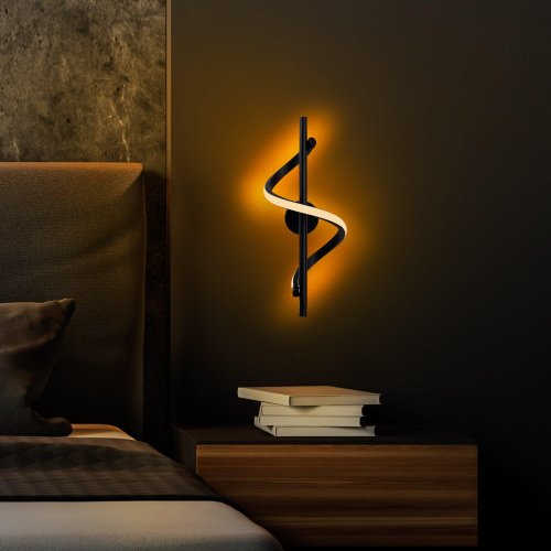 Fresno - Lampa de perete lıkma wall lamp 13510, negru, 16x41x25 cm