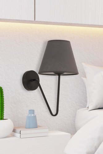 Hmy Design - Lampa de perete yl006 wall lamp, negru, 26x33x15 cm