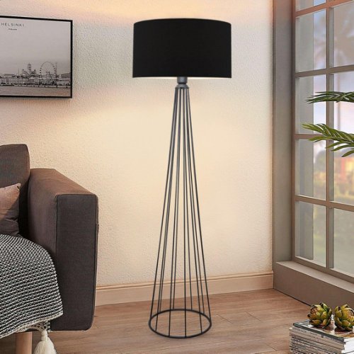 Insignio - Lampa de podea ayd 1 floor lamp, negru, 38x155x21 cm