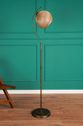 Fullhouse - Lampa de podea chaper, aur, 165x30x30 cm