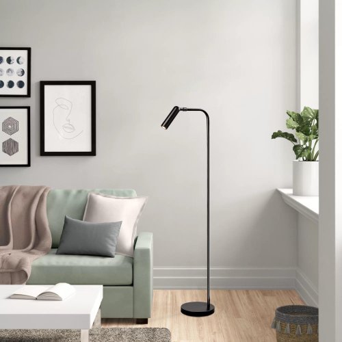 Opviq - Lampa de podea fenny, negru, 22 x 120 x 22 cm