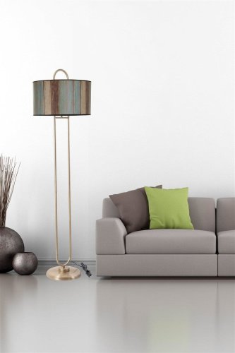 Stala - Lampa de podea flamray, multicolor, 45x3x170 cm