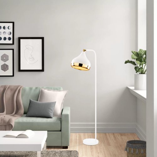 Adana - Lampa de podea glampz, alb, 30 x 200 x 17 cm