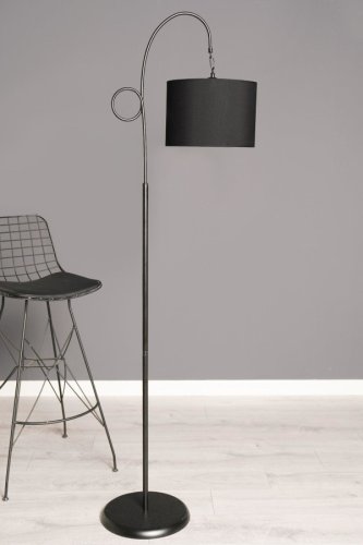 Lampa de podea HM303 Floor Lamp, Negru, 30x162x30 cm