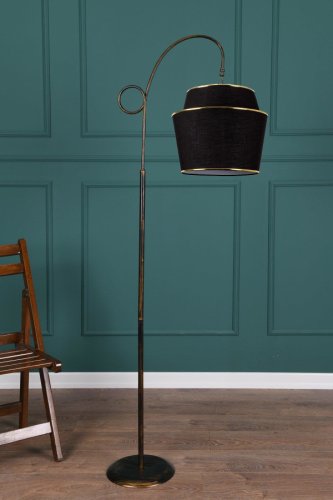 Fullhouse - Lampa de podea verge floor lamp, negru, 30x160x30 cm