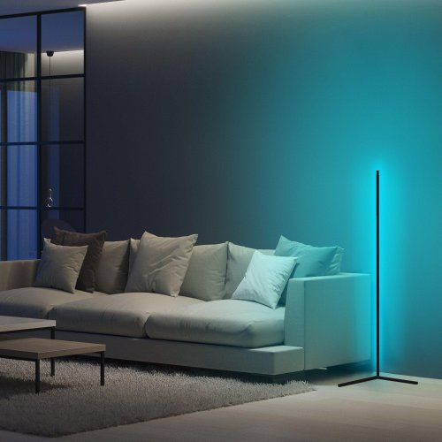 Neon Grafic - Lampă de podea volta, albastru, 120 x 2 cm