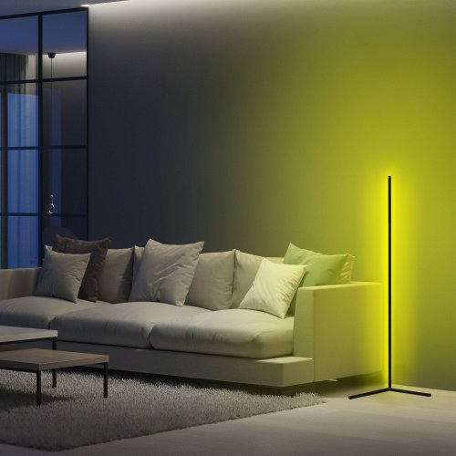Neon Grafic - Lampă de podea volta, galben, 120 x 2 cm