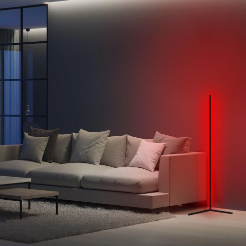 Neon Grafic - Lampă de podea volta, roșu, 120 x 2 cm