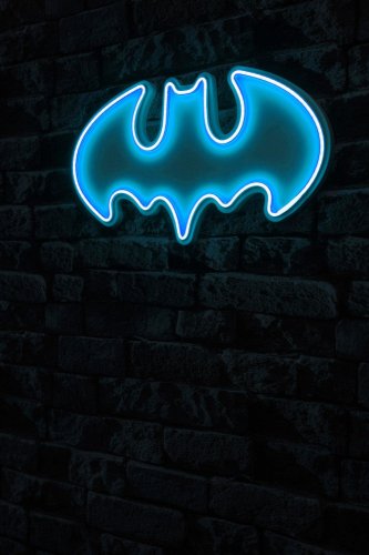 Neon Graph - Lampa neon batman bat light, albastru, 45x3x25 cm