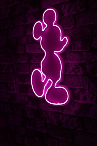 Neon Graph - Lampa neon mickey mouse, albastru, 49x3x27 cm