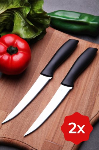 Set de cuțite Knife Set Chef, Negru, 6.5x1.6x27.2 cm