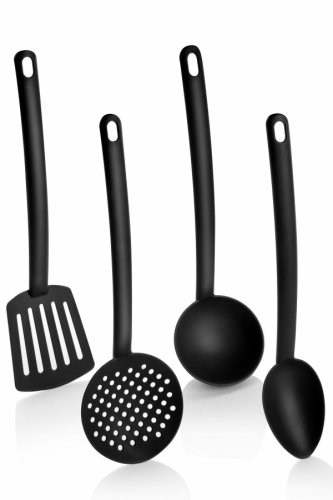Set de ustensile de bucătărie Kitchenware Set KP - 73, Negru, 34x5x34 cm