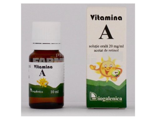 Biogalenica Vitamina A Solutie 10 ml