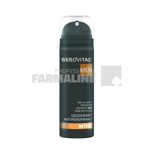 Gerovital Men Deodorant antiperspirant Wild 150 ml