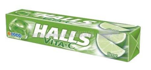 Halls Vita-C lime 9 bomboane