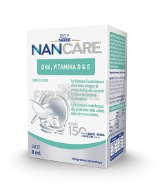 Nestle - Nancare dha, vitamina d si e 8 ml