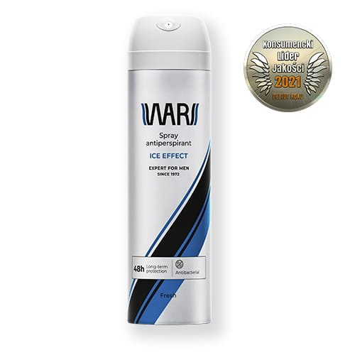 Antiperspirant spray,WARS expert for men - Ice Effect, 150 ml