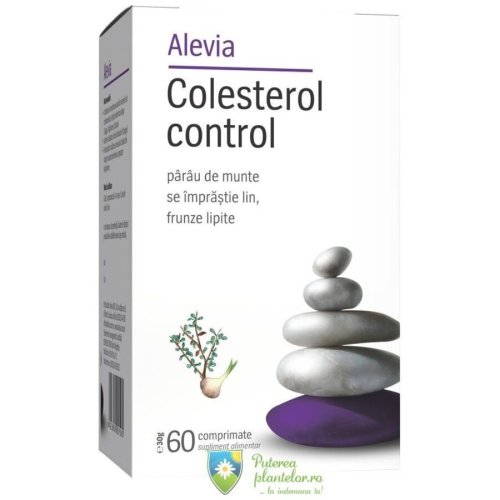 Alevia - Colesterol control 60 comprimate