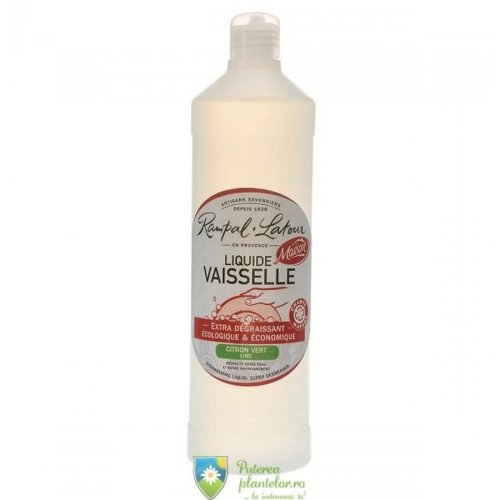 Detergent natural de vase Lime 1000 ml