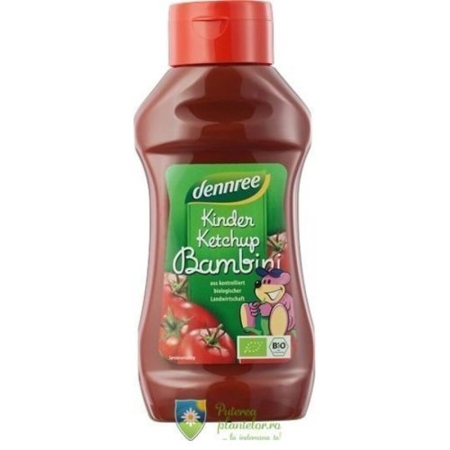 Ketchup Bio pentru copii indulcit cu nectar de agave 500 ml