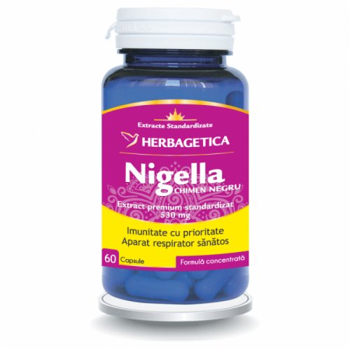 Herbagetica - Nigella chimen negru 60 capsule