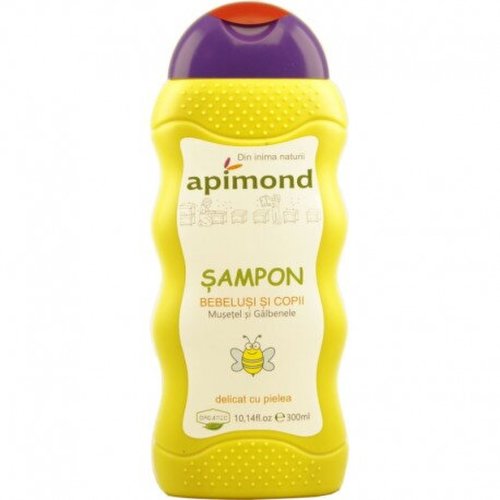 Apimond - Sampon pentru bebelusi si copii cu musetel si galbenele bio 300 ml