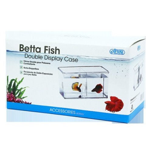 Mini acvariu dublu - betta fish double display case