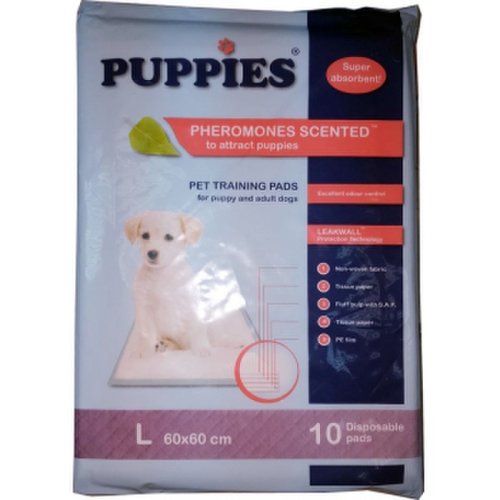 Covorase absorbante Puppies Training Pet Pad, 60 x 60 cm