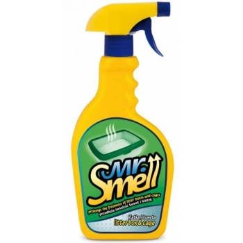 Spray Pentru Indepartarea Mirosului De Urina Din Cusca Si Litiera Mr. Smell, 500 ml